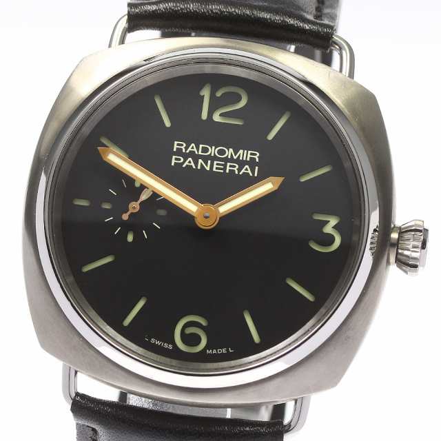 パネライ PANERAI PAM00338 ラジオミール スモールセコンド 手巻き メンズ 良品 箱・保証書付き_748491