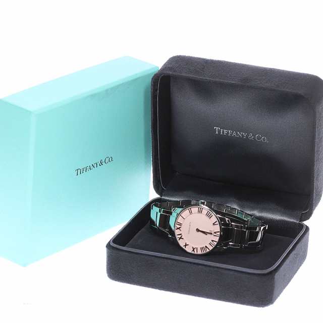 【正規店国産】箱付き ティファニー Tiffany アトラス レディース 腕時計 クオーツ 時計