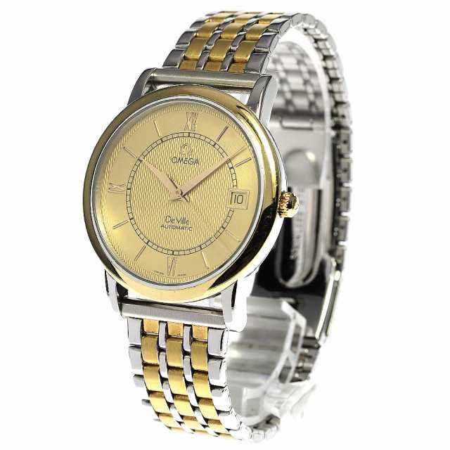 無料発送 デビル 7304.11 OMEGA オメガ クラシック 自動 デイト YGベゼル デビル