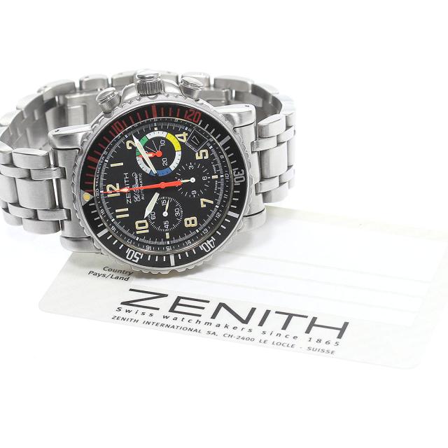 ゼニス ZENITH 02.0480.405 エルプリメロ レインボーフライバック 