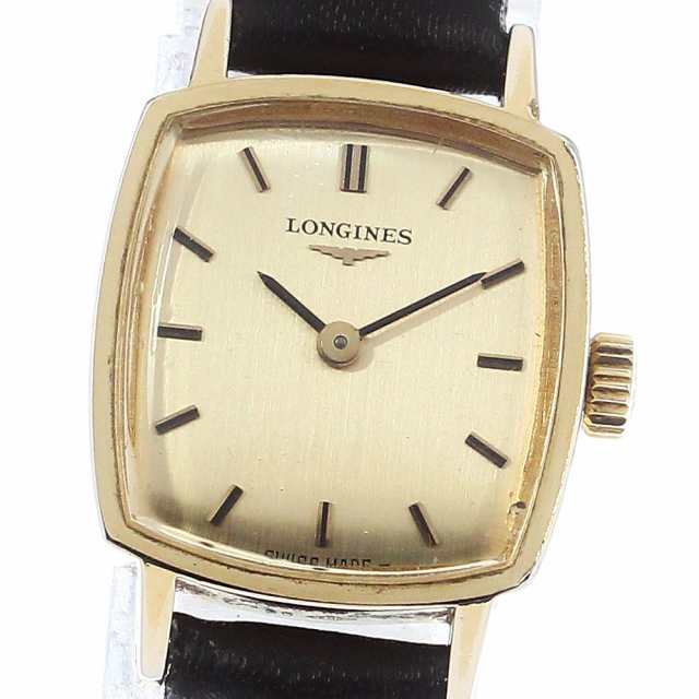 ロンジン LONGINES スクエア cal.5662 手巻き レディース _ 春の