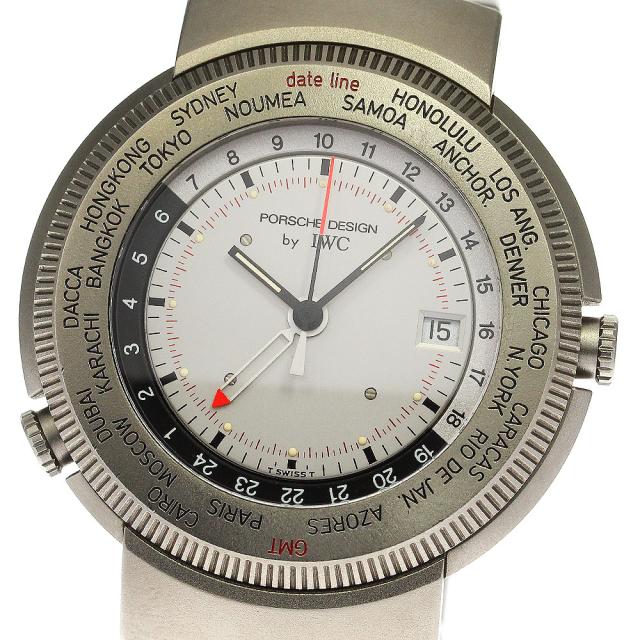 訳あり ポルシェデザイン Porsche Design by IWC ワールドタイム クォーツ メンズ _748459【ev20】の通販は