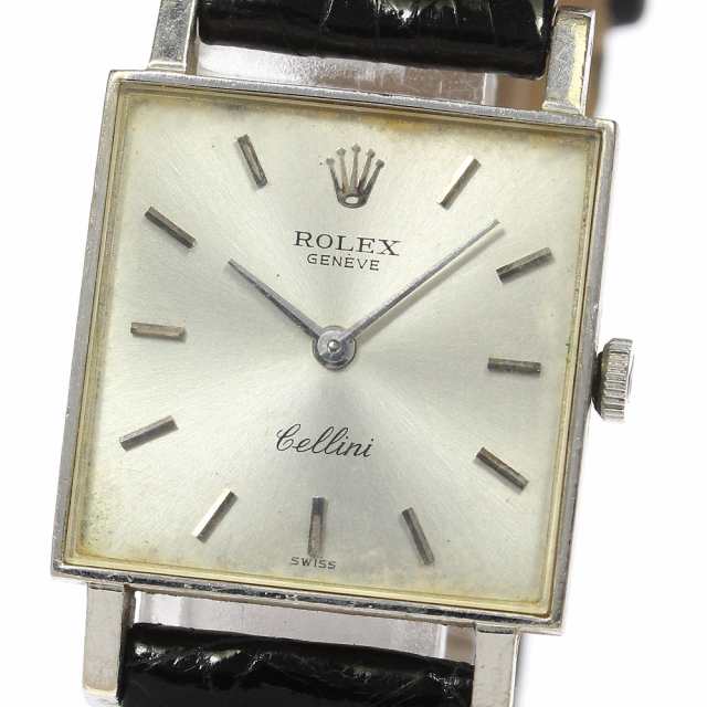 ロレックス ROLEX 3810 チェリーニ K18WG Cal.1600 手巻き メンズ ...