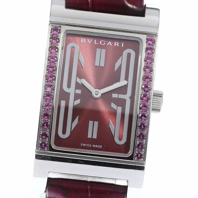 ブルガリ BVLGARI RT39S レッタンゴロ ロードライトガーネットベゼル