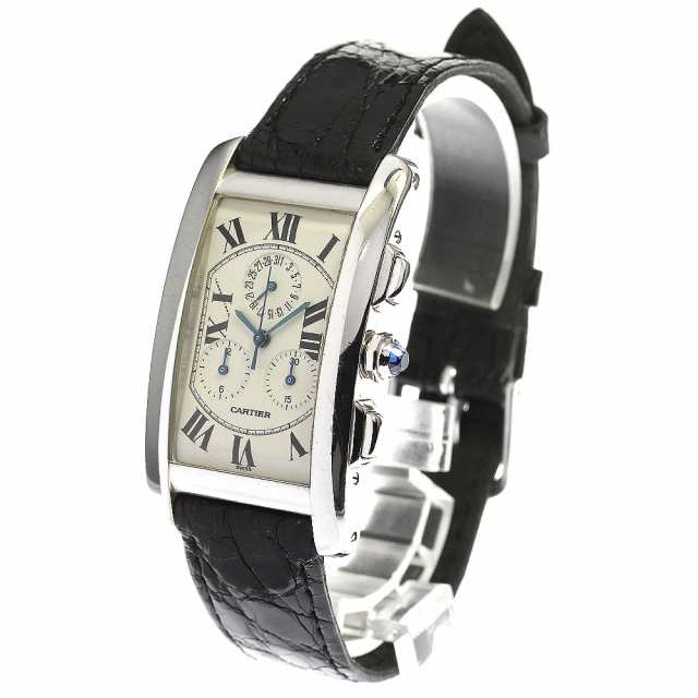 カルティエ CARTIER W26033L1 タンクアメリカンLM K18WG クロノリフレックス クォーツ メンズ _751653【ev10】の通販はau  PAY マーケット - CLOSER | au PAY マーケット－通販サイト