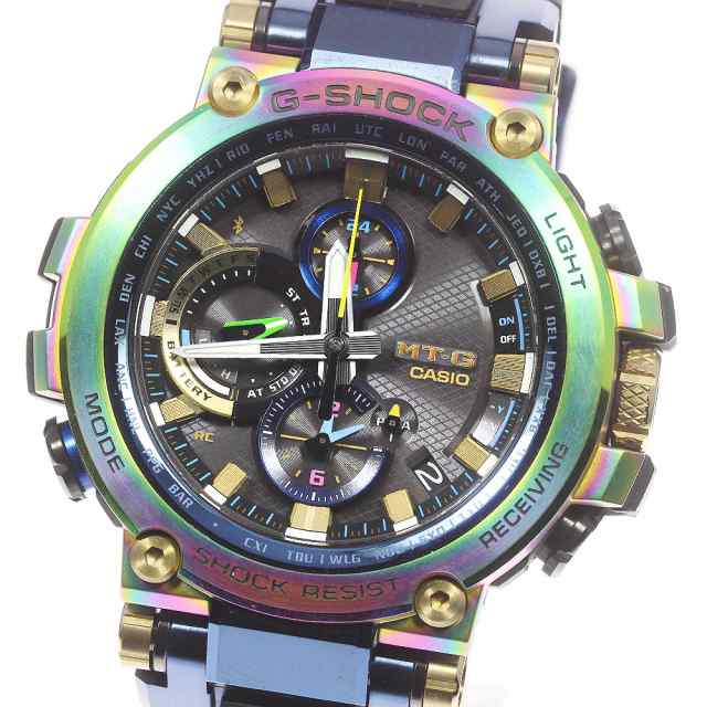 カシオ CASIO MTG-B1000RB-2AJR G-SHOCK MT-G Bluetooth ソーラー電波 メンズ 良品 _749910