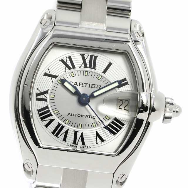 カルティエ CARTIER W62000V3 ロードスターLM デイト 自動巻き メンズ