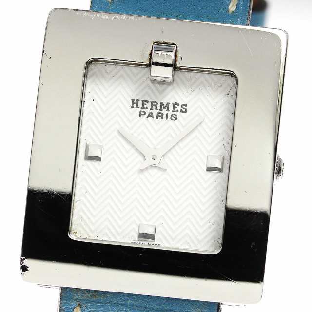 超ポイントバック祭】 エルメス HERMES BE1.210 ベルトウォッチ