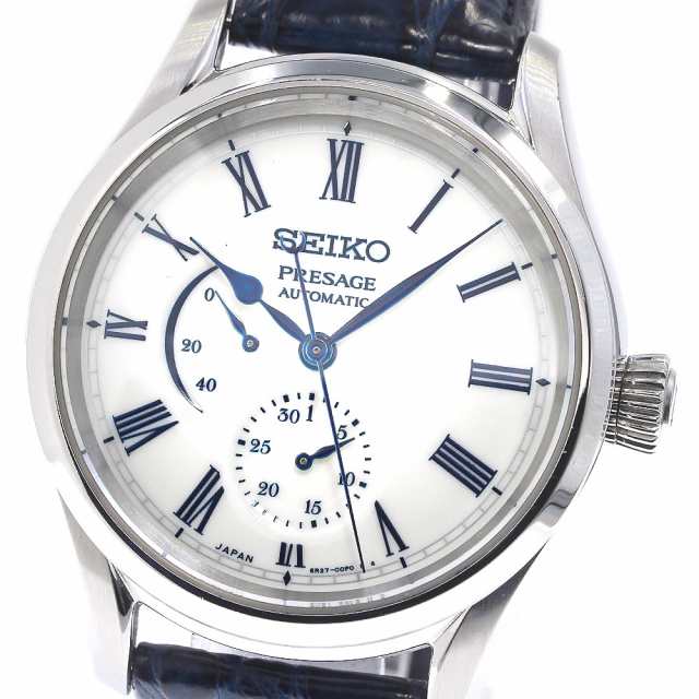 セイコー SEIKO 6R27-00S0/SARW053 プレザージュ 水月 有田焼ダイヤル 2020年限定モデル 自動巻き メンズ  _751476｜au PAY マーケット