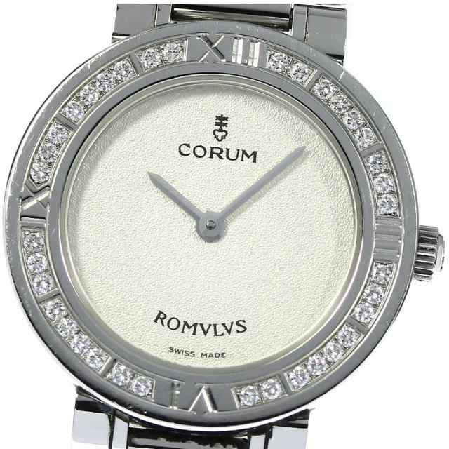 コルム CORUM 165.128.47 V459 ロムルス ダイヤベゼル クォーツ