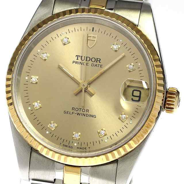 チュードル TUDOR 72033 プリンスデイト 10Pダイヤ cal.2824-2 自動巻き ボーイズ _753511の通販はau PAY  マーケット - CLOSER | au PAY マーケット－通販サイト