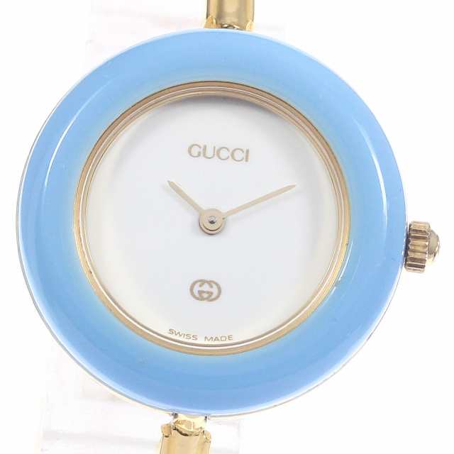 オリジナル グッチ GUCCI 11/12 チェンジベゼル クォーツ レディース