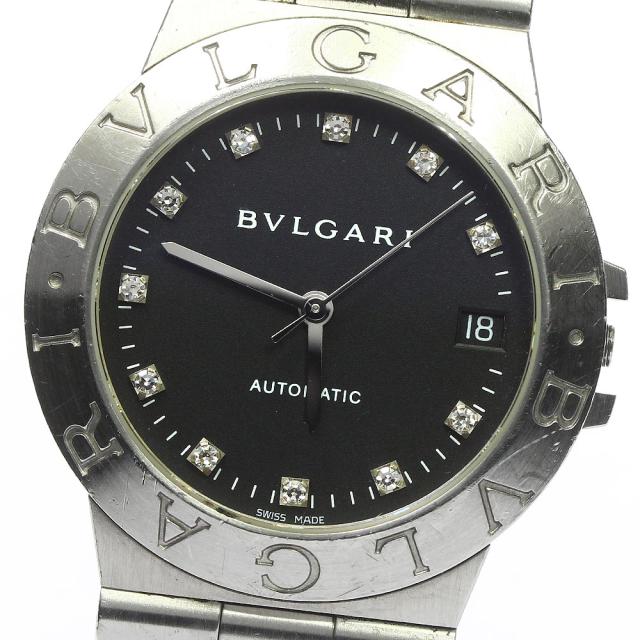 ジャンク ブルガリ BVLGARI LCV35S ディアゴノ 11Pダイヤ デイト 自動