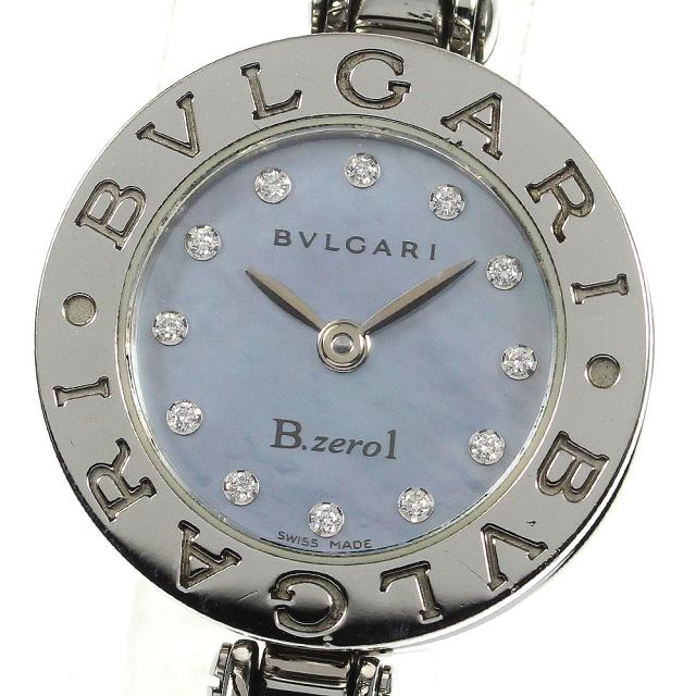 ブルガリ BVLGARI BZ22S B-zero1 バングルSサイズ 12Pダイヤ クォーツ レディース _754027【ev20】の通販は
