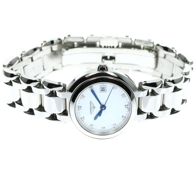 ロンジン LONGINES L8.110.4 プリマルナ 11Pダイヤモンド デイト 