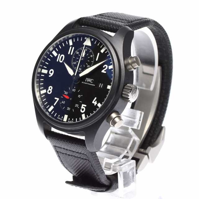 IWC IWC SCHAFFHAUSEN IW389001 パイロット・ウォッチ トップガン クロノグラフ 自動巻き メンズ 美品 保証書付き_755344