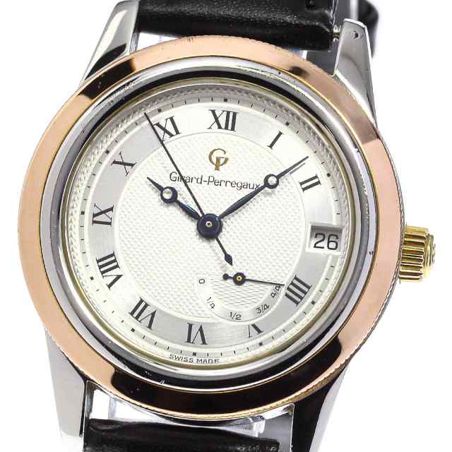 ジラール・ペルゴ GIRARD-PERREGAUX 1120 GP90 K18PGベゼル デイト 