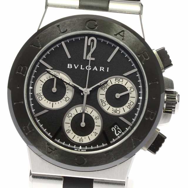 ブルガリ BVLGARI DG37SCCH ディアゴノ クロノグラフ 自動巻き ボーイズ 美品 箱・保証書付き_756384｜au PAY マーケット