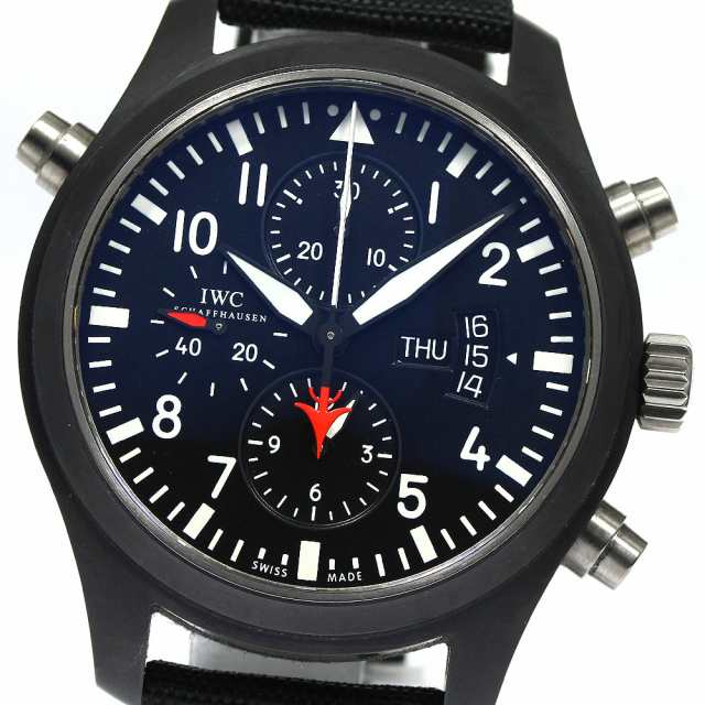 IWC IWC SCHAFFHAUSEN IW379901 パイロットウォッチ トップガン クロノグラフ デイデイト 自動巻き メンズ  保証書付き_757062の通販はau PAY マーケット - CLOSER | au PAY マーケット－通販サイト