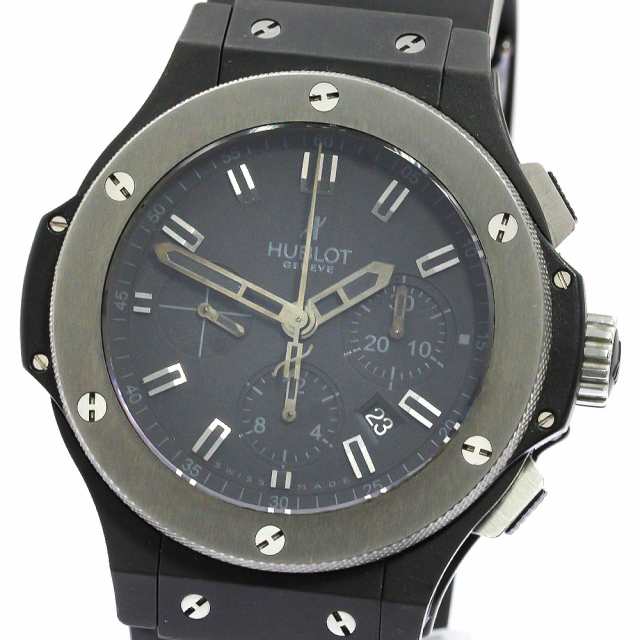 ウブロ HUBLOT 301.CK.1140.RX ビッグバン エボリューション アイスバン クロノグラフ 自動巻き メンズ 美品 保証書付き_773429