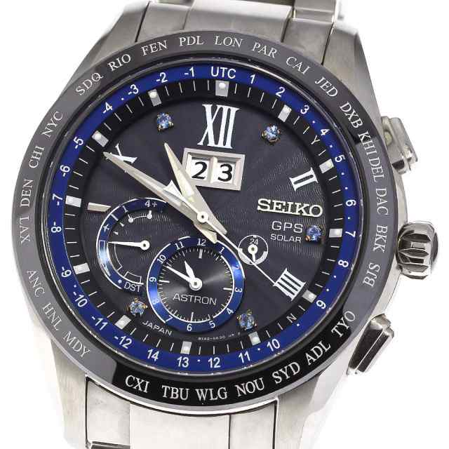 セイコー SEIKO SBXB145/8X42-0AA0-3 アストロン 5周年記念限定モデル ビッグデイト ソーラー電波 メンズ 良品  箱・保証書付き_756099｜au PAY マーケット