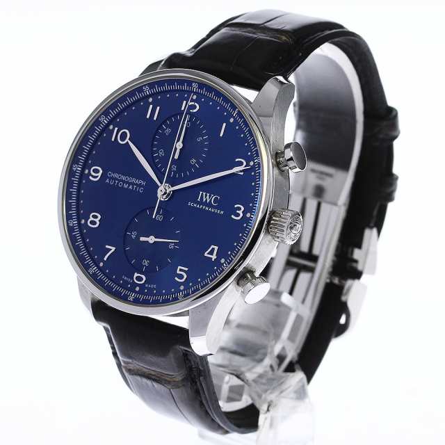 IWC SCHAFFHAUSEN IW371606 ポルトギーゼ クロノグラフ 自動巻き メンズ _758447