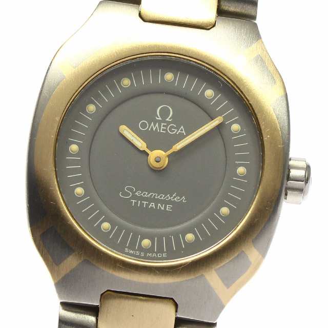 オメガ OMEGA シーマスター ポラリス クォーツ レディース 良品 _756122