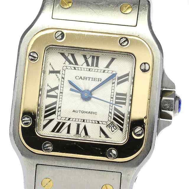 カルティエ CARTIER W20057C4 サントスガルべSM YGコンビ 自動巻き