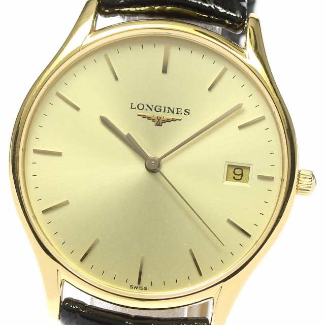 ロンジン LONGINES L4.759.2 リール デイト クォーツ メンズ 保証書