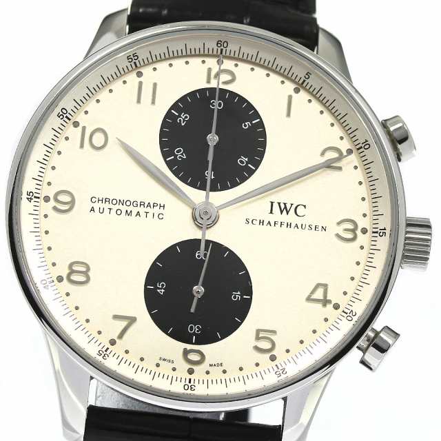 IWC IWC SCHAFFHAUSEN IW371411 ポルトギーゼ クロノグラフ 自動巻き ...