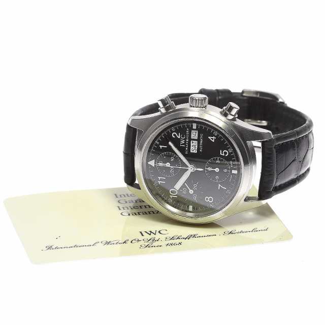 IWC SCHAFFHAUSEN IW370603 フリーガー クロノグラフ デイデイト 自動