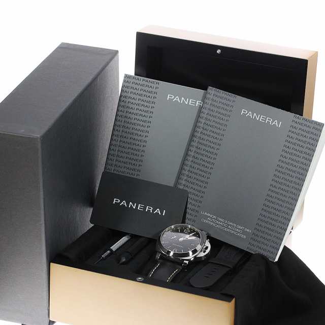 パネライ PANERAI PAM00531 ルミノール GMT デイト スモールセコンド 自動巻き メンズ 良品 箱・保証書付き_760734