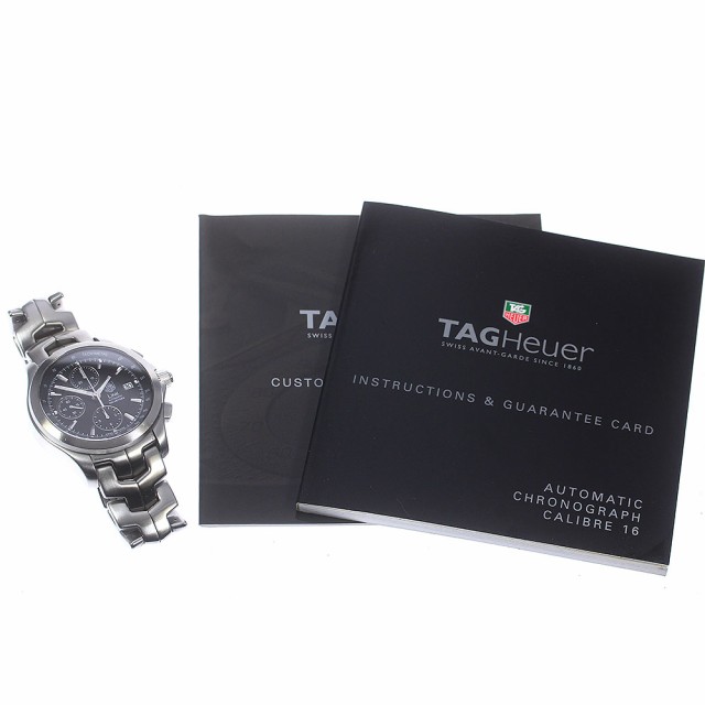 タグホイヤー TAG HEUER CJF2110-0 リンク クロノグラフ デイト 自動巻き メンズ 良品 _781792