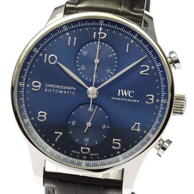 IWC SCHAFFHAUSEN IW371606 ポルトギーゼ クロノグラフ 自動巻き メンズ 箱・保証書付き_762108