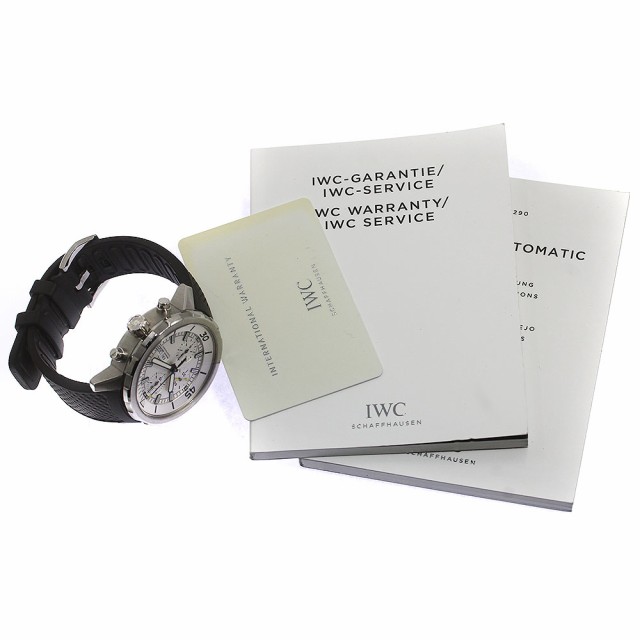 IWC SCHAFFHAUSEN IW376801 アクアタイマー クロノグラフ 自動巻き メンズ 保証書付き_722265【ev20】