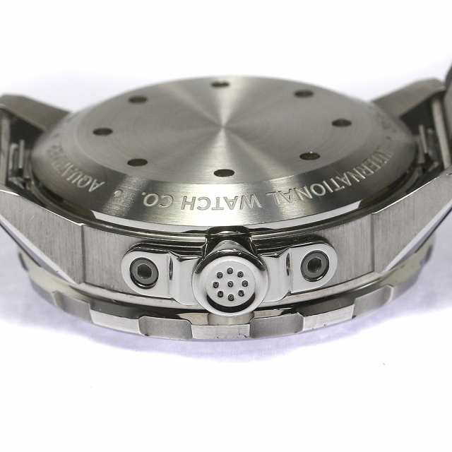 IWC SCHAFFHAUSEN IW376801 アクアタイマー クロノグラフ 自動巻き 