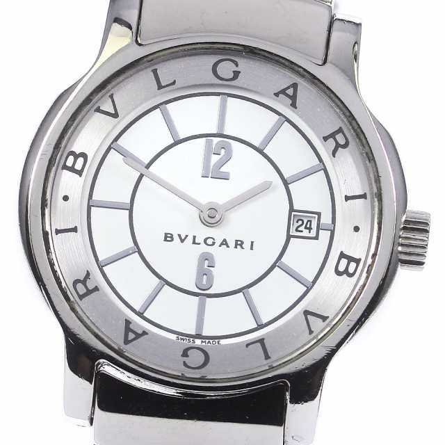 ブルガリ BVLGARI ST29S ソロテンポ デイト クォーツ レディース _754110