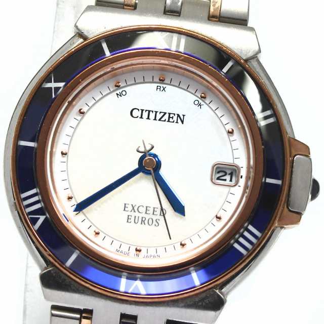 シチズン CITIZEN ES1035-52A/H020-T020224 エクシード ユーロス エコドライブ ソーラー電波 レディース _762565