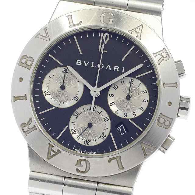 ブルガリ BVLGARI CH35S ディアゴノ スポーツ クロノグラフ クォーツ メンズ _756962