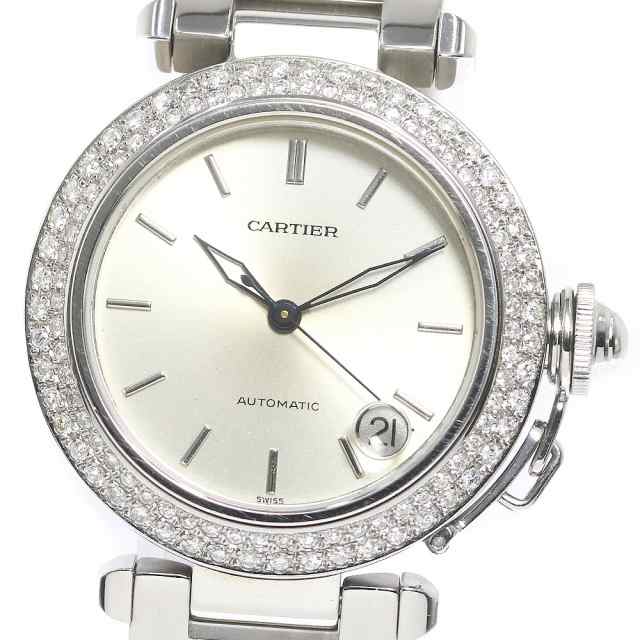 カルティエ CARTIER W31010M7 パシャC デイト アフターダイヤ 自動巻き ボーイズ _764553