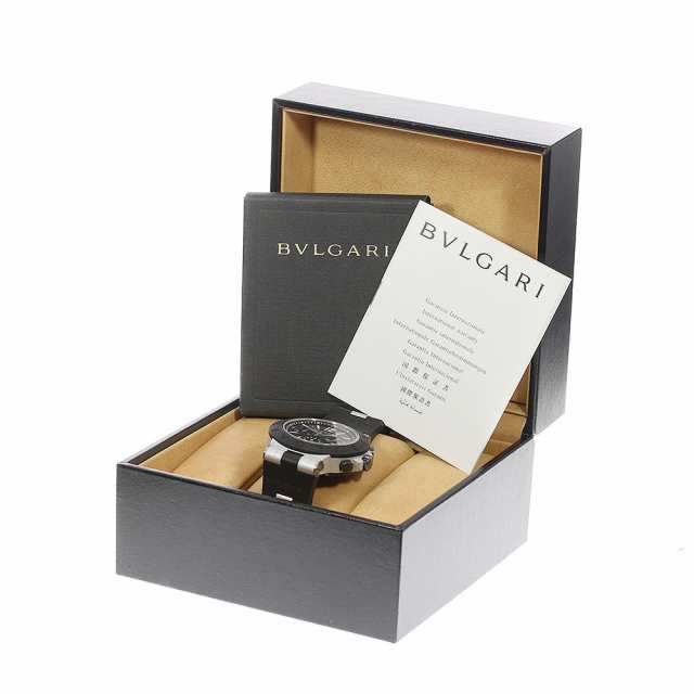 ブルガリ BVLGARI AC44TA アルミニウム クロノグラフ 自動巻き メンズ 