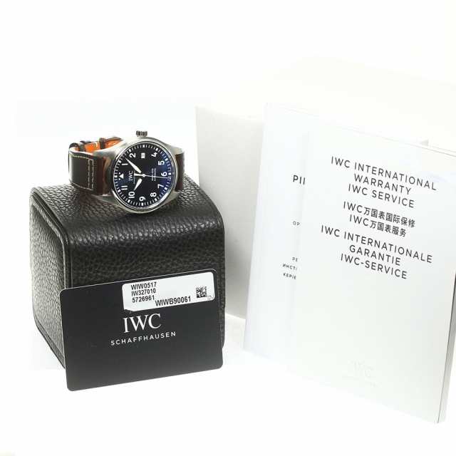 IWC IWC SCHAFFHAUSEN IW327010 パイロットウォッチ マークXVIII デイト 自動巻き メンズ 美品 箱・保証書付き_766308