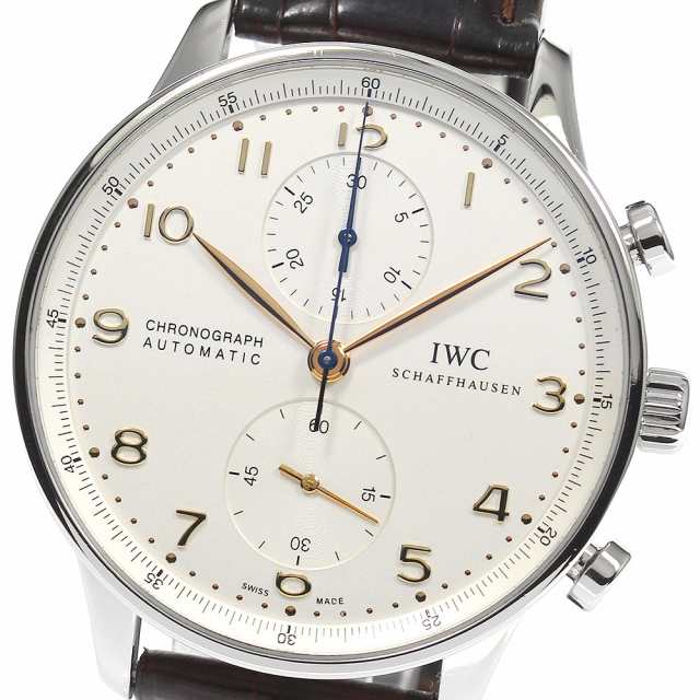 IWC IWC SCHAFFHAUSEN IW371445 ポルトギーゼ クロノグラフ 自動巻き メンズ 箱・保証書付き_771790