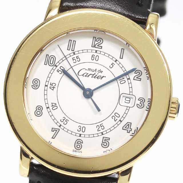 カルティエ CARTIER W69016Z4 バロンブルー 42mm デイト 自動巻き メンズ 美品 _771188