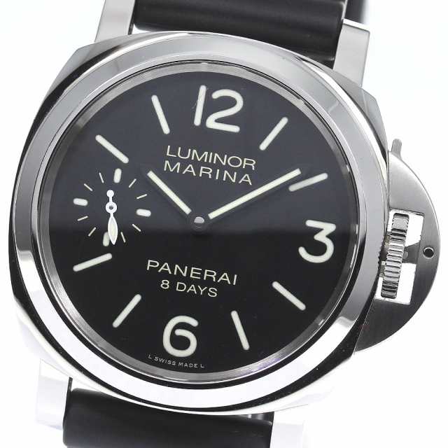 パネライ PANERAI PAM00510 ルミノール マリーナ 8デイズ 手巻き メンズ 良品 箱・保証書付き_765407｜au PAY マーケット