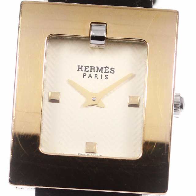 エルメス HERMES BE1.120 ベルトウォッチ クォーツ レディース 内箱