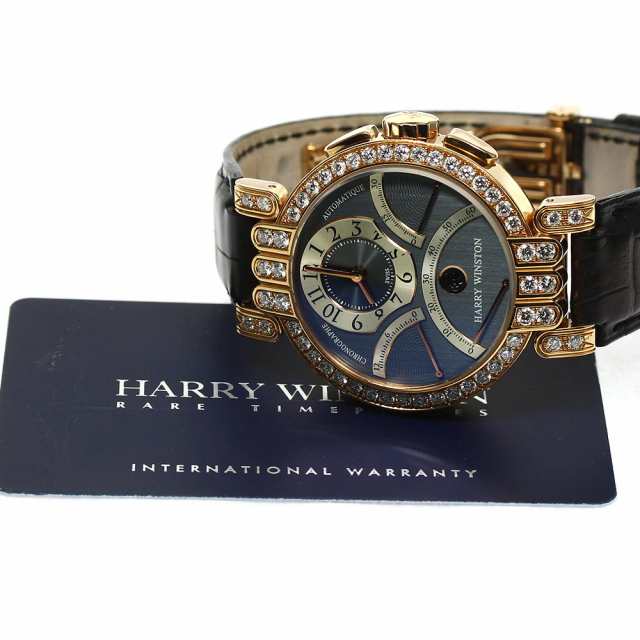 ハリーウィンストン HARRY WINSTON 200-MCRA39R プルミエール エキセンタータイムゾーン ケース石後付け加工 メンズ  保証書付き_683803の通販はau PAY マーケット - CLOSER | au PAY マーケット－通販サイト