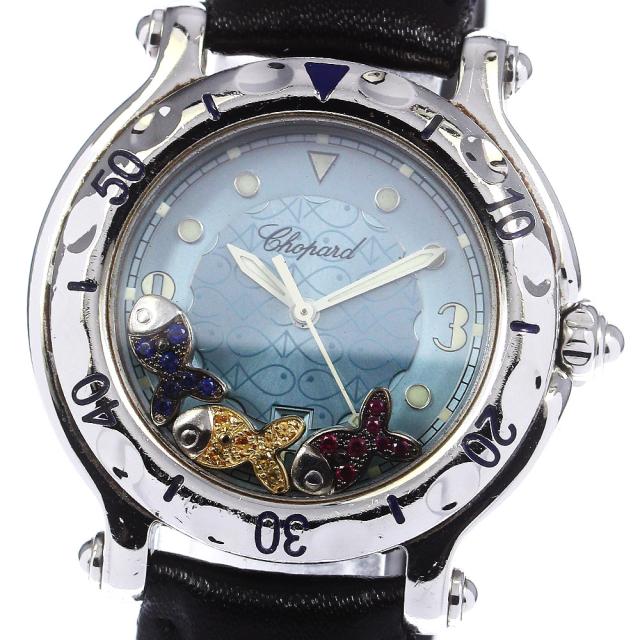 ショパール Chopard 27/8921-402 ハッピースポーツ ハッピーフィッシュ デイト クォーツ レディース _764189【ev15】の通販は