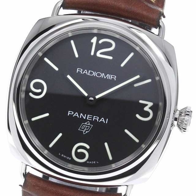 パネライ PANERAI PAM00753 ラジオミール 3デイス アッチャイオ 手巻き メンズ 箱・保証書付き_769052の通販は