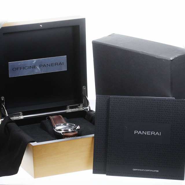 パネライ PANERAI PAM00753 ラジオミール 3デイス アッチャイオ 手巻き メンズ 箱・保証書付き_769052の通販は